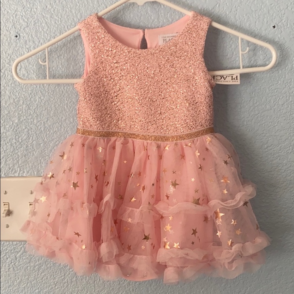 Children’s Place Sleeveless metallic dress